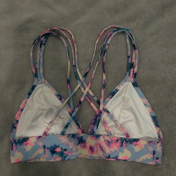 Like new Victoria Secret Pink Tie-Dye Strappy Bralette - Picture 4 of 9
